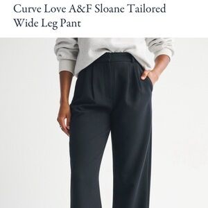 Abercrombie & Fitch Black Curve Love Pants